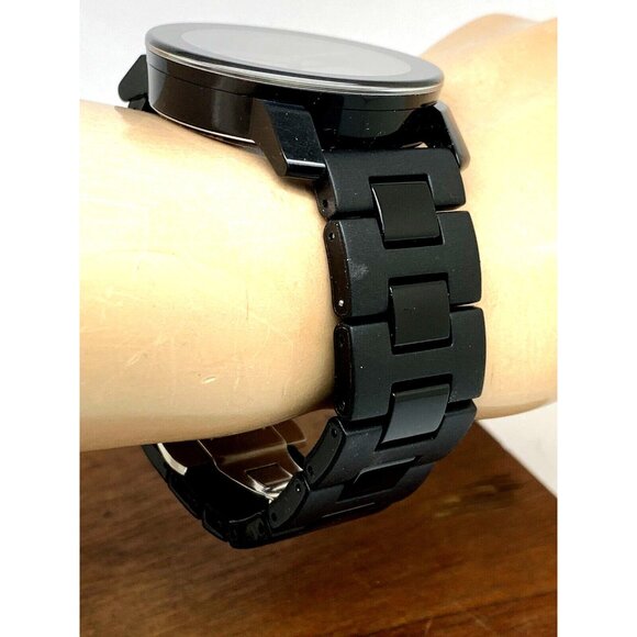 Movado Men's Watch 3600047 Bold Swiss Quartz Black Dial Stainless Steel Rubber - Picture 12 of 14